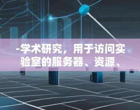 -学术研究，用于访问实验室的服务器、资源、论文库或数据共享平台