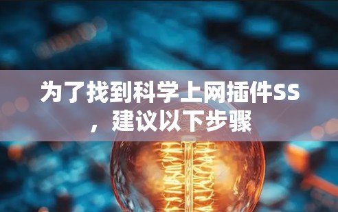为了找到科学上网插件SS，建议以下步骤