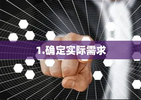 1.确定实际需求