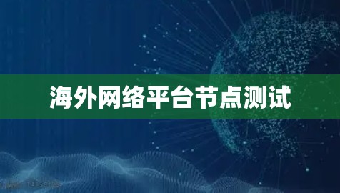 海外网络平台节点测试