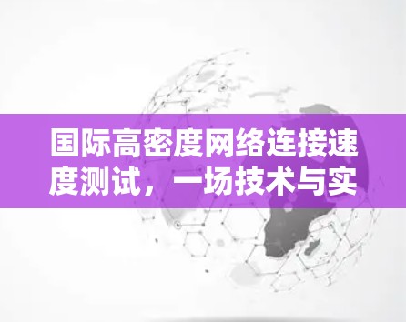 国际高密度网络连接速度测试，一场技术与实践的较量