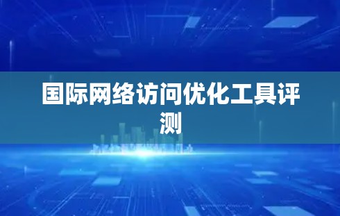 国际网络访问优化工具评测