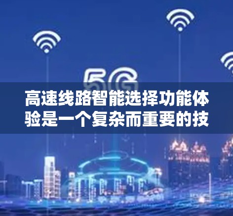 高速线路智能选择功能体验是一个复杂而重要的技术领域，涉及多个方面和挑战。以下是对该主题的详细分析和总结