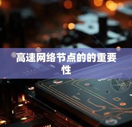 高速网络节点的的重要性