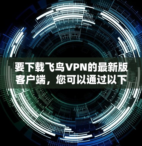 要下载飞鸟VPN的最新版客户端，您可以通过以下平台和渠道进行下载