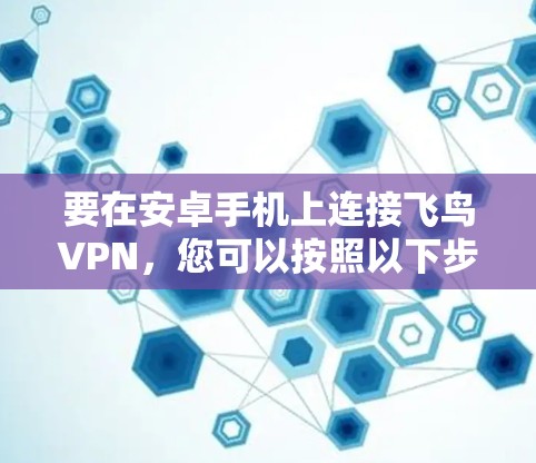 要在安卓手机上连接飞鸟VPN，您可以按照以下步骤操作