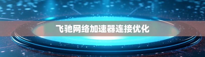 飞驰网络加速器连接优化