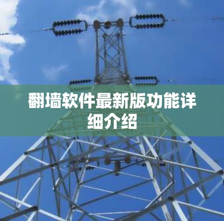 翻墙软件最新版功能详细介绍