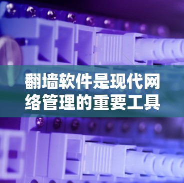 翻墙软件是现代网络管理的重要工具，可以帮助用户在互联网安全和访问安全性方面做出更好的选择。以下是一些推荐的翻墙软件，每个推荐都针对不同的需求和使用场景，帮助您找到最适合的解决方案