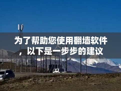 为了帮助您使用翻墙软件，以下是一步步的建议