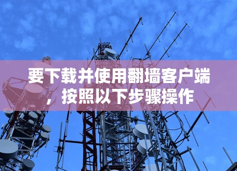 要下载并使用翻墙客户端，按照以下步骤操作