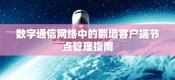 数字通信网络中的翻墙客户端节点管理指南