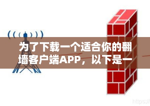为了下载一个适合你的翻墙客户端APP，以下是一些步骤和建议