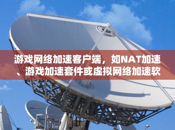 游戏网络加速客户端，如NAT加速、游戏加速套件或虚拟网络加速软件，都是专门用于加速连接到游戏的网络环境。以下是对这些客户端的详细总结