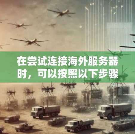 在尝试连接海外服务器时，可以按照以下步骤进行