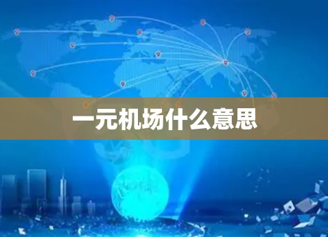 一元机场什么意思
