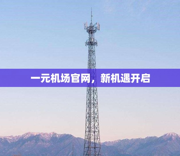一元机场官网，新机遇开启
