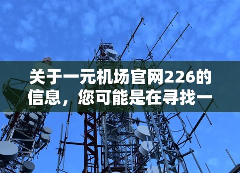 关于一元机场官网226的信息，您可能是在寻找一个适合机场官网的域名解决方案或优化建议。以下是关于域名建议和优化的建议