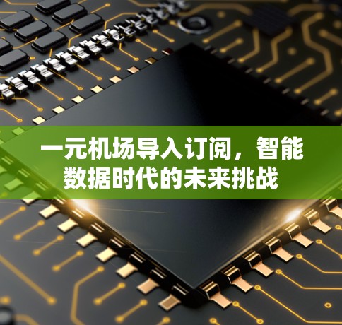 一元机场导入订阅，智能数据时代的未来挑战