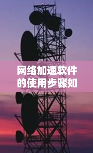 网络加速软件的使用步骤如下