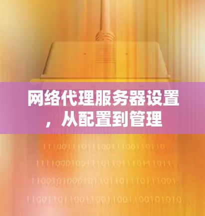 网络代理服务器设置，从配置到管理